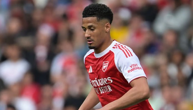 Chấn thương của William Saliba